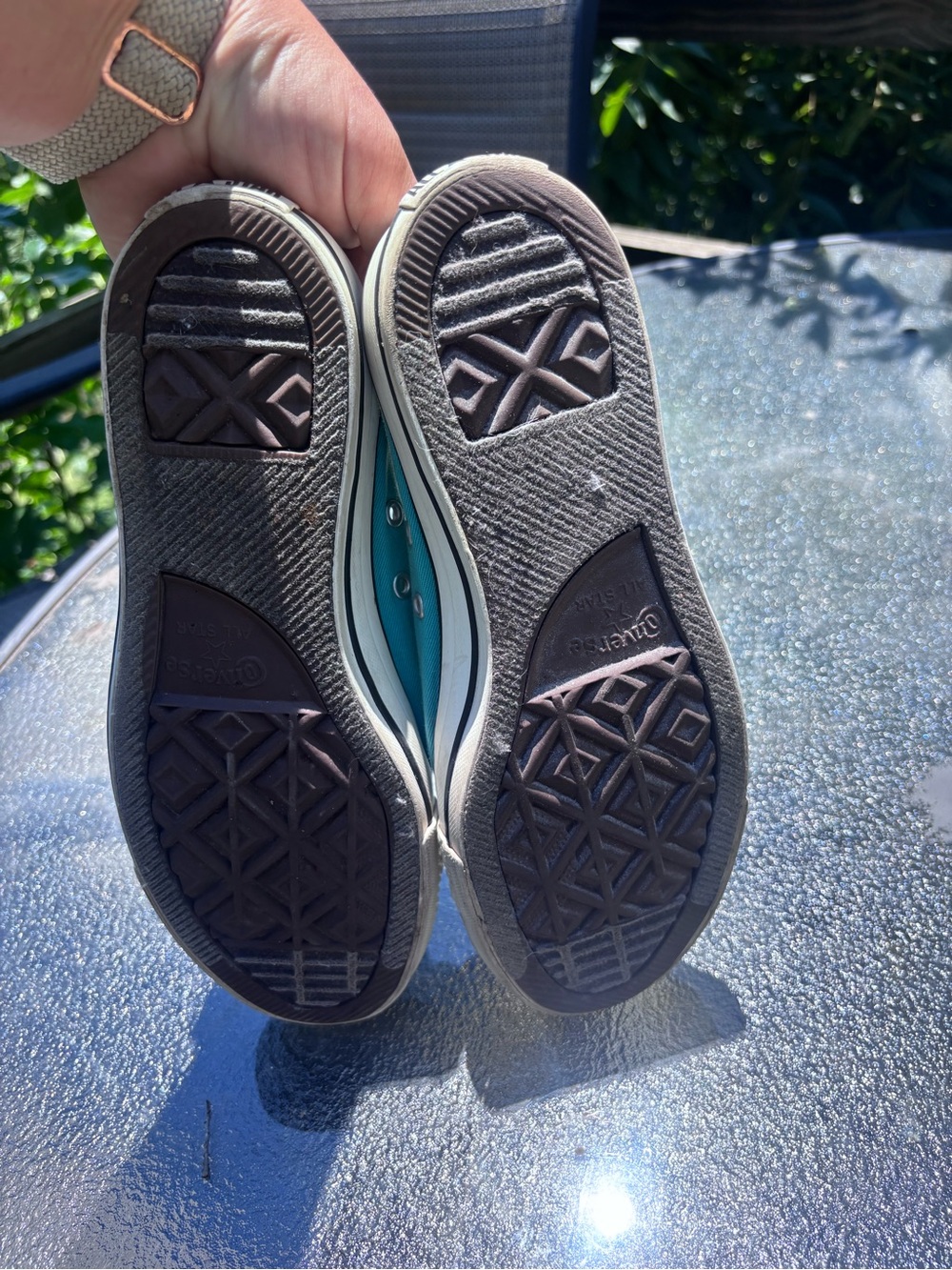 Converse shoreline slip on Low-Top Sneakers in Teal Blue - Picture 4 of 5